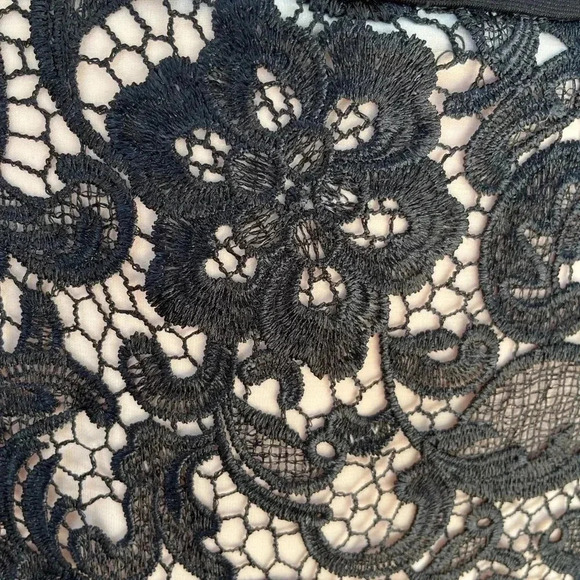 Boston Proper lace overlay lined jacket sz L - Picture 6 of 11